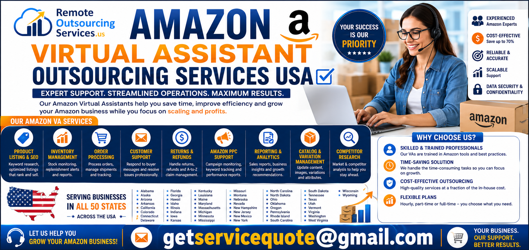 Amazon Virtual Assistant Outsourcing Amazon Virtual Assistant Outsourcing