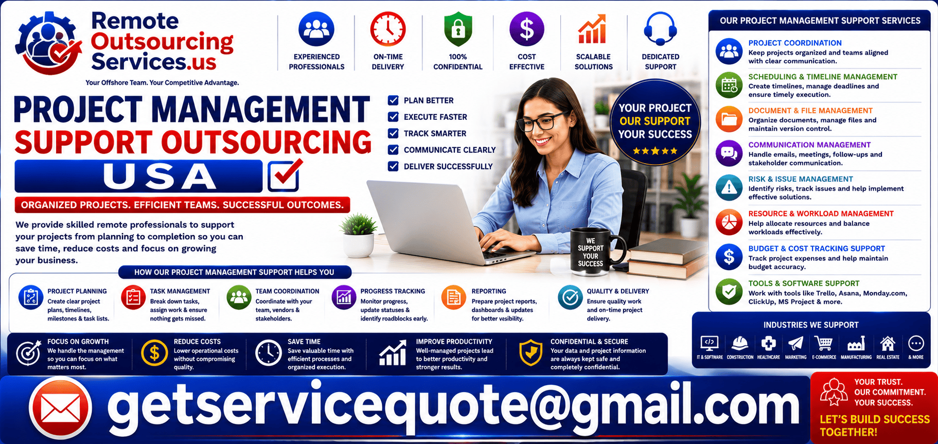 Project Management Support Outsourcing